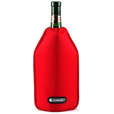 LE CREUSET Capa refrigeradora para garrafas de vinho ou cava, WA126, tecido impermeável, cereja, 59142010606068 LE CREUSET Capa refrigeradora para garrafas de vinho ou cava, WA126, tecido impermeável, cereja, 59142010606068