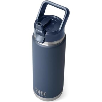 YETI - Rambler 26oz Navy Straw Bottle - Garrafa de água YETI - Rambler 26oz Navy Straw Bottle - Garrafa de água