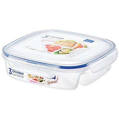 LocknLock Lock & Lock invólucro almoço quadrado 1, 5 L plástico transparente 23 x 23 x 6, 5 cm LocknLock Lock & Lock invólucro almoço quadrado 1, 5 L plástico transparente 23 x 23 x 6, 5 cm