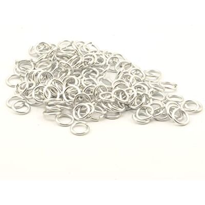 Creative ALU Deco Anéis de Alumínio para Artesanato, Prateado (Prata), 10 mm Creative ALU Deco Anéis de Alumínio para Artesanato, Prateado (Prata), 10 mm