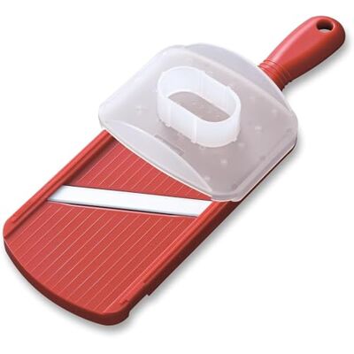 Kyocera CSN -202-RD Mandolina para Cozinha (Espessura Regulável de 0,5 a 3 mm, Lâmina de cerâmica, Vermelho, 27,8 x 4,8 x 9,2 cm) Kyocera CSN -202-RD Mandolina para Cozinha (Espessura Regulável de 0,5 a 3 mm, Lâmina de cerâmica, Vermelho, 27,8 x 4,8 x 9,2 cm)