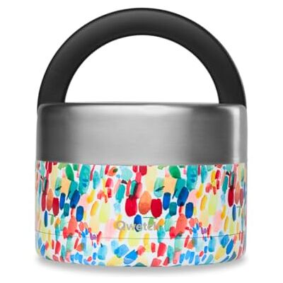QWETCH Lancheira Isotérmica Inox com Alça Aço Inoxidável 650ml Arty Caixa de Almoço 5h Quente e 7h Fria Hermética, Sem BPA e Reutilizável Lancheira para Escritório, Piquenique, Caminhadas QWETCH Lancheira Isotérmica Inox com Alça Aço Inoxidável 650ml Arty Caixa de Almoço 5h Quente e 7h Fria Hermética, Sem BPA e Reutilizável Lancheira para Escritório, Piquenique, Caminhadas