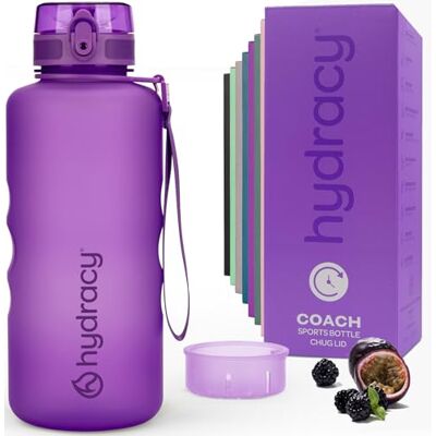 Hydracy Garrafa de água com marcador de tempo e infusor de frutas 2L Sem BPA, à prova de fugas, capa anti-respirável, rastreamento diário para ginásio, desportos e atividades ao ar livre Hydracy Garrafa de água com marcador de tempo e infusor de frutas 2L Sem BPA, à prova de fugas, capa anti-respirável, rastreamento diário para ginásio, desportos e atividades ao ar livre