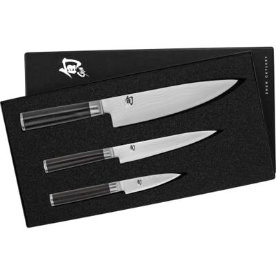 Shun Kai Europe Conjunto de facas de cozinha, 3 unidades Shun Kai Europe Conjunto de facas de cozinha, 3 unidades