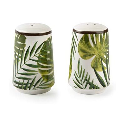 Excelsa Foliage Conjunto de Sal e Pimenta em Cerâmica Excelsa Foliage Conjunto de Sal e Pimenta em Cerâmica