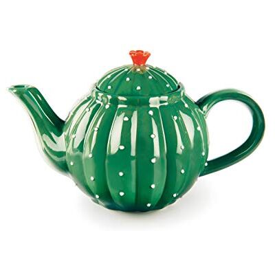 Chaleira Cactus Excelsa - Cerâmica - 650 ml - Verde escuro Chaleira Cactus Excelsa - Cerâmica - 650 ml - Verde escuro