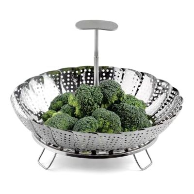 Weis Acessório para legumes (13-23 cm, cabo telescópico), aço inoxidável, prateado, 23 x 23 x 8 cm Weis Acessório para legumes (13-23 cm, cabo telescópico), aço inoxidável, prateado, 23 x 23 x 8 cm