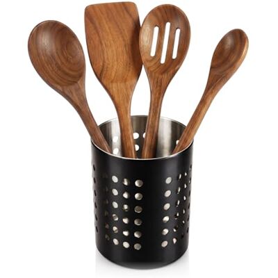 com-four ® Escorredor de talheres Suporte para utensílios de cozinha em aço inoxidável Cesta para talheres, suporte para colheres de madeira de metal Porta-guardanapos moderno (antracita) Cesto para cubiertos soporte para cucharas de madera de metal Ser com-four ® Escorredor de talheres Suporte para utensílios de cozinha em aço inoxidável Cesta para talheres, suporte para colheres de madeira de metal Porta-guardanapos moderno (antracita) Cesto para cubiertos soporte para cucharas de madera de metal Ser