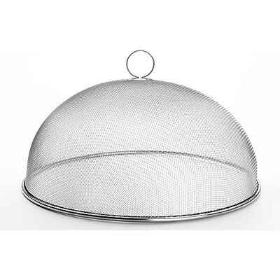 Weis Chapéu anti-mosquitos de 34 cm, aço inoxidável, prateado, 34 x 34 x 14 cm Weis Chapéu anti-mosquitos de 34 cm, aço inoxidável, prateado, 34 x 34 x 14 cm