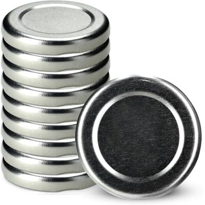 KADAX Tampa de rosca Fi43 mm, conjunto de tampas de metal, adequado para frascos de 40 ml, tampa de substituição com 4 dentes de bloqueio, tampa para frascos, garrafas e frascos (10 unidades, KADAX Tampa de rosca Fi43 mm, conjunto de tampas de metal, adequado para frascos de 40 ml, tampa de substituição com 4 dentes de bloqueio, tampa para frascos, garrafas e frascos (10 unidades,