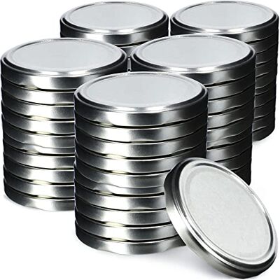 KADAX Tampa de parafuso , conjunto de tampa de substituição de metal, tampa de fixação adequada para copos de 200 ml e 315 ml, tampa de remoção com 4 dentes de cevada, tampa (50 peças, prata) KADAX Tampa de parafuso , conjunto de tampa de substituição de metal, tampa de fixação adequada para copos de 200 ml e 315 ml, tampa de remoção com 4 dentes de cevada, tampa (50 peças, prata)