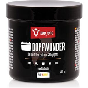 BBQ-Toro DOPFWUNDER Pasta de Limpeza e Cura para Ferro Fundido 250 ml Proteção e Manutenção do Forno Holandês, Acessórios de Churrasco, Frigideiras, Panelas, Grelhas, Dutch Oven BBQ-Toro DOPFWUNDER Pasta de Limpeza e Cura para Ferro Fundido 250 ml Proteção e Manutenção do Forno Holandês, Acessórios de Churrasco, Frigideiras, Panelas, Grelhas, Dutch Oven
