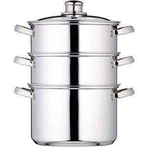 Conjunto de panelas KitchenCraft com 3 panelas - Seguro para indução, 20cm Conjunto de panelas KitchenCraft com 3 panelas - Seguro para indução, 20cm