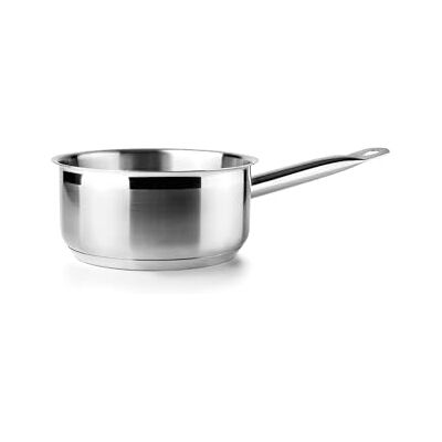 IBILI Caçarola Inox Ebbe 18 cm, aço inoxidável 18/10, adequado para indução IBILI Caçarola Inox Ebbe 18 cm, aço inoxidável 18/10, adequado para indução