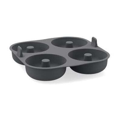 Quid Molde 4 donuts natureza de silicone 21 x 21 x 4,5 cm Cinzento, silicone, forma quadrada, 21 x 21 x 4,5 cm Quid Molde 4 donuts natureza de silicone 21 x 21 x 4,5 cm Cinzento, silicone, forma quadrada, 21 x 21 x 4,5 cm