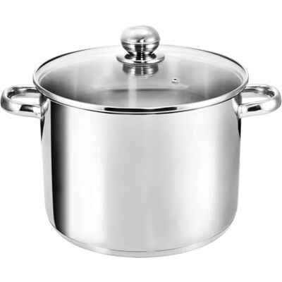 Kopf panela de indução XXL , Ø 24 cm, altura 20 cm, 9 litros, aço inoxidável Kopf panela de indução XXL , Ø 24 cm, altura 20 cm, 9 litros, aço inoxidável