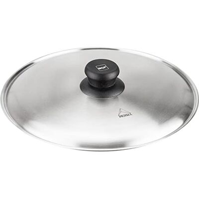 MAGEFESA Prisma Tampa para Virar Tortilhas 30cm, Aço Inoxidável 18/10, Puxador Resistente ao Calor, Superfície Deslizante, Para Máquina de Lavar Louça, Multiusos MAGEFESA Prisma Tampa para Virar Tortilhas 30cm, Aço Inoxidável 18/10, Puxador Resistente ao Calor, Superfície Deslizante, Para Máquina de Lavar Louça, Multiusos