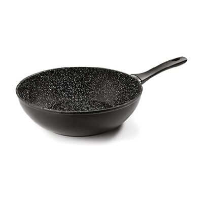 IBILI Wok natural, 30 cms, alumínio, anti-aderente estilo pedra, adequado para indução IBILI Wok natural, 30 cms, alumínio, anti-aderente estilo pedra, adequado para indução