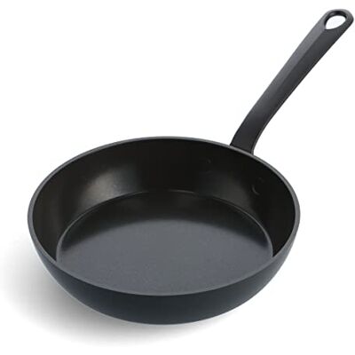GreenPan Craft frigideira de cerâmica antiaderente de 24 cm, sem PFAS, adequada para indução, adequada para máquina de lavar louça, adequada para forno, preta GreenPan Craft frigideira de cerâmica antiaderente de 24 cm, sem PFAS, adequada para indução, adequada para máquina de lavar louça, adequada para forno, preta