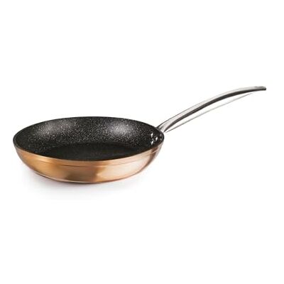 IBILI Frigideira natural copper, 18 cm, alumínio, anti-aderente estilo pedra, adequado para indução IBILI Frigideira natural copper, 18 cm, alumínio, anti-aderente estilo pedra, adequado para indução