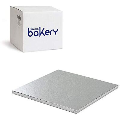Decora CAKEBOARD Silver 30 X 30 H 1,2 cm / 12 x 12 '' Decora CAKEBOARD Silver 30 X 30 H 1,2 cm / 12 x 12 ''