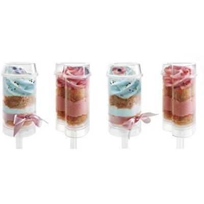 IBILI Push Up Cake Moldes, 4 peças IBILI Push Up Cake Moldes, 4 peças