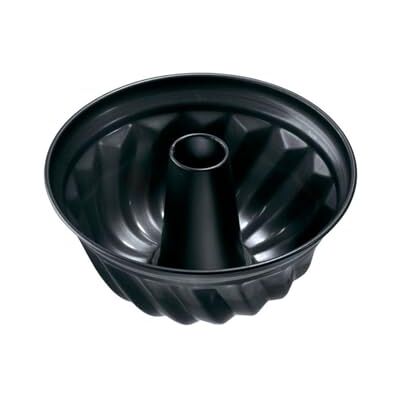 Zenker Black Metallic Molde Rosco Alto, Aço com Revestimento Antiaderente Teflon, Resistente até 230ºC, Fabricado na Alemanha, Cor Preta, 25x11,5 cm, 1 unidade Zenker Black Metallic Molde Rosco Alto, Aço com Revestimento Antiaderente Teflon, Resistente até 230ºC, Fabricado na Alemanha, Cor Preta, 25x11,5 cm, 1 unidade