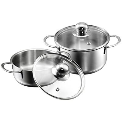 Kopf Mini Parvus, 2 peças, Ø 14 14 cm, 1 0,7 litro, aço inoxidável Kopf Mini Parvus, 2 peças, Ø 14 14 cm, 1 0,7 litro, aço inoxidável