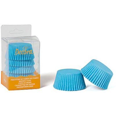 Decora 75 Cups de papel azul 50 x 32 mm Decora 75 Cups de papel azul 50 x 32 mm