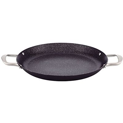 San Ignacio PAELLERA 36 x 3,7 cm, alumínio forjado adequado para indução, preto, 36 x 3,7 cm San Ignacio PAELLERA 36 x 3,7 cm, alumínio forjado adequado para indução, preto, 36 x 3,7 cm