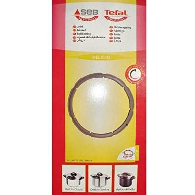SEB 980158 com anilha delício 8/10 L panela de pressão de aço inoxidável SEB 980158 com anilha delício 8/10 L panela de pressão de aço inoxidável