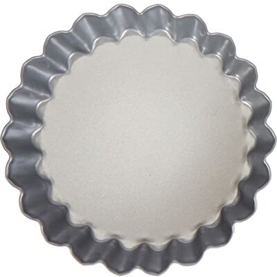 Guardini , Conjunto de 4 moldes para bolo Ø 12 cm, fundo anti-gotejamento, aço com revestimento anti-aderente, preto e prata, Made in Italy, linha Silver Elegance Guardini , Conjunto de 4 moldes para bolo Ø 12 cm, fundo anti-gotejamento, aço com revestimento anti-aderente, preto e prata, Made in Italy, linha Silver Elegance