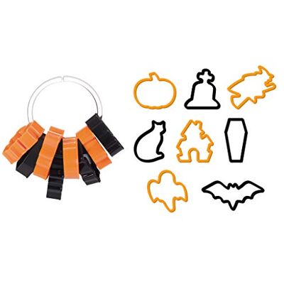 Tescoma JGO 8 Corta-massa de Halloween Delícia, cores variadas, 25 x 13 x 3,2 cm Tescoma JGO 8 Corta-massa de Halloween Delícia, cores variadas, 25 x 13 x 3,2 cm