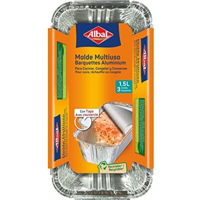 Albal Forma de alumínio Capacidade de 1,5 l 1 unidade Albal Forma de alumínio Capacidade de 1,5 l 1 unidade