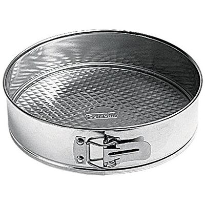 Guardini , Molde desmontável com 1 fundo Ø 24 cm, folha de flandres para bolos, prata, Made in Italy, linha selenia Guardini , Molde desmontável com 1 fundo Ø 24 cm, folha de flandres para bolos, prata, Made in Italy, linha selenia