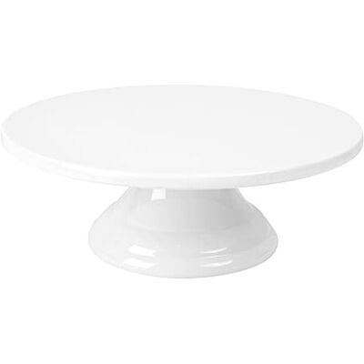 fanquare Bandejas de bolos de celana, prato redondo branco para bolo, suporte de bolos vintage (26 cm) fanquare Bandejas de bolos de celana, prato redondo branco para bolo, suporte de bolos vintage (26 cm)