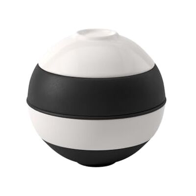 Villeroy & Boch A Pequena Boule preto e branco 14 x 14 cm Villeroy & Boch A Pequena Boule preto e branco 14 x 14 cm
