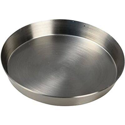 NKlaus Placa de aço inoxidável mate ? Suporte de velas de 8 cm prato porta-copos decoração de mesa 10860 NKlaus Placa de aço inoxidável mate ? Suporte de velas de 8 cm prato porta-copos decoração de mesa 10860