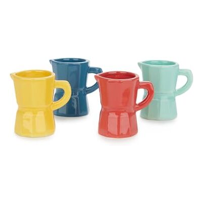 Balvi Set canecas expresso Moka cor multicolorido conjunto de chávenas tamanho expresso com um design colorido A Balvi Set canecas expresso Moka cor multicolorido conjunto de chávenas tamanho expresso com um design colorido A