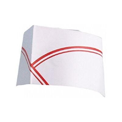 Garcia de Pou García de Pou 155,04 gorros ajustáveis barco copo listras, 28 cm, conjunto de 100, vermelho e branco Garcia de Pou García de Pou 155,04 gorros ajustáveis barco copo listras, 28 cm, conjunto de 100, vermelho e branco
