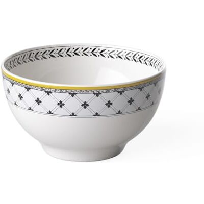 Villeroy & Boch Audun Tigela de sobremesa multicolorida, adequada para máquina de lavar louça, adequada para micro-ondas, tigela cerâmica, tigela de cerâmica, Premium Porcelain Villeroy & Boch Audun Tigela de sobremesa multicolorida, adequada para máquina de lavar louça, adequada para micro-ondas, tigela cerâmica, tigela de cerâmica, Premium Porcelain