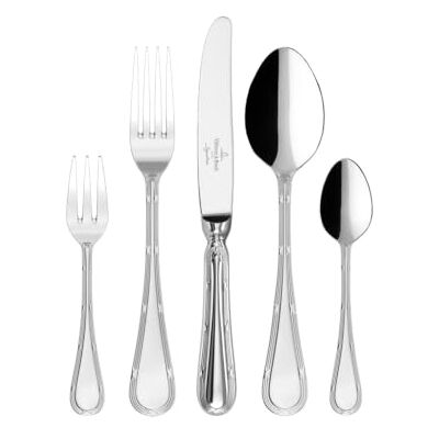 Villeroy & Boch Kreuzband Septfontaines Talheres para até 6 pessoas, 30 peças, aço inoxidável Villeroy & Boch Kreuzband Septfontaines Talheres para até 6 pessoas, 30 peças, aço inoxidável