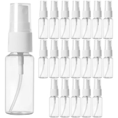 Aililong Garrafa pulverizadora pequena de 30 ml, 20 unidades, garrafas pulverizadoras para enchimento, mini garrafa pulverizadora vazia, garrafas de viagem para encher para perfume, líquidos para o Aililong Garrafa pulverizadora pequena de 30 ml, 20 unidades, garrafas pulverizadoras para enchimento, mini garrafa pulverizadora vazia, garrafas de viagem para encher para perfume, líquidos para o