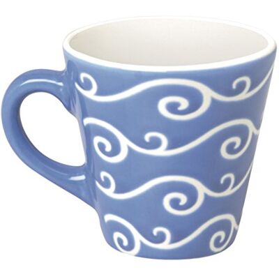 Excelsa etnika Caneca de café 90 ml, porcelana, azul, 6,2 x 6,2 x 6 cm Excelsa etnika Caneca de café 90 ml, porcelana, azul, 6,2 x 6,2 x 6 cm