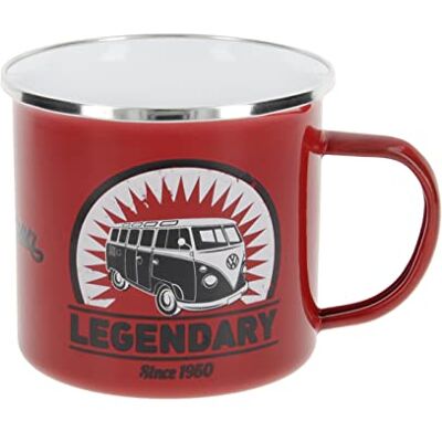 VW Collection - VINTAGE LOGO RED - 500ml - aro de aço Mug VW Collection - VINTAGE LOGO RED - 500ml - aro de aço Mug