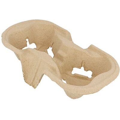 Garcia de Pou García de Pou 192,22 porta-copos, 2 copos, 21 x 10,5 cm, conjunto de 100, natural Garcia de Pou García de Pou 192,22 porta-copos, 2 copos, 21 x 10,5 cm, conjunto de 100, natural