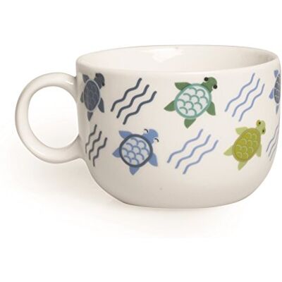 Excelsa Caneca de chá coleção de animais caneca de chá de porcelana cor branca 200 ml Excelsa Caneca de chá coleção de animais caneca de chá de porcelana cor branca 200 ml