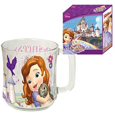 Disney Princesa Sofía Caneca de vidro, 9 x 8 cm (Arditex ) Disney Princesa Sofía Caneca de vidro, 9 x 8 cm (Arditex )