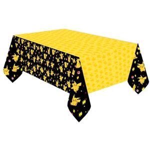Amscan Toalha de Mesa Pikachu - 120x180cm Decoração Pokémon Amscan Toalha de Mesa Pikachu - 120x180cm Decoração Pokémon