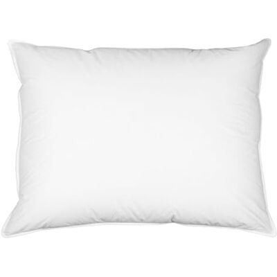 ZOLLNER Almofada grande de penas de ganso de primeira classe 60 x 80 cm, capa de algodão ZOLLNER Almofada grande de penas de ganso de primeira classe 60 x 80 cm, capa de algodão